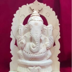 Shwetark Ganapati With  Arch(Right Trunk)